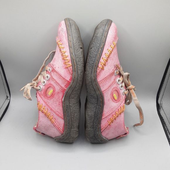 TMA Eyes Women's Sneakers 7M EU 37 Red Stitch Detail Leather. - Picture 6 of 10